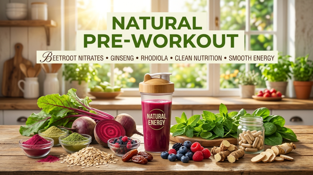 types of natural prewokout 